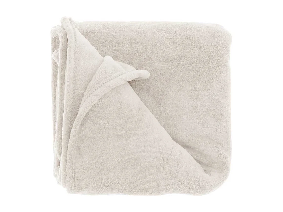 Plaid Bailey ECO 130x180cm Teinte Blanche