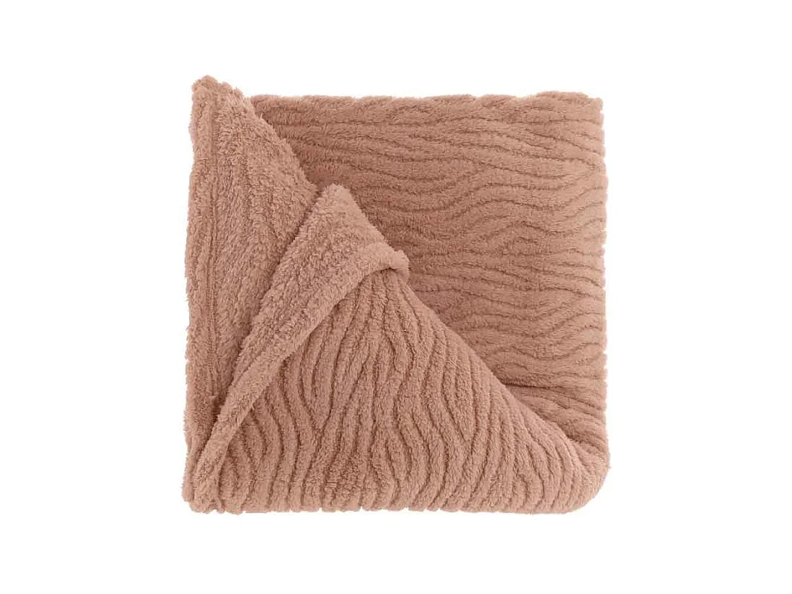 Plaid Clio vieux rose -150x200cm