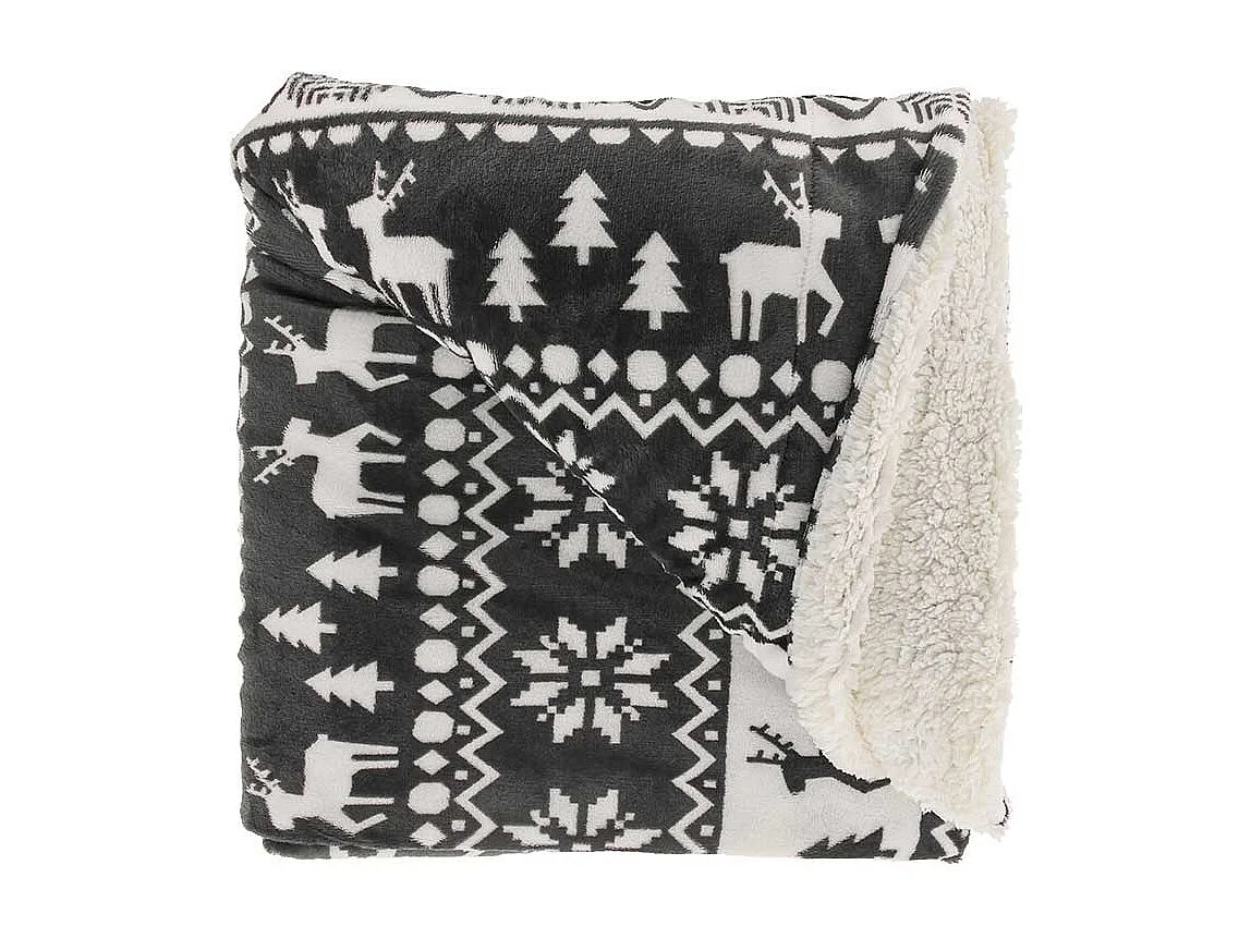 Plaid Yael - 150x200cm - Gris