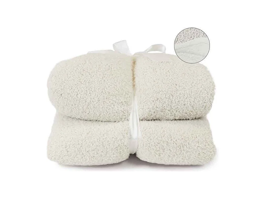 Plaid Douwe Colombe Blanc - 150x200cm