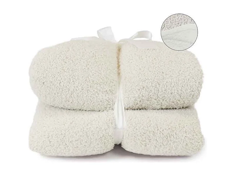 Plaid Douwe Taubenweiß -150x200cm