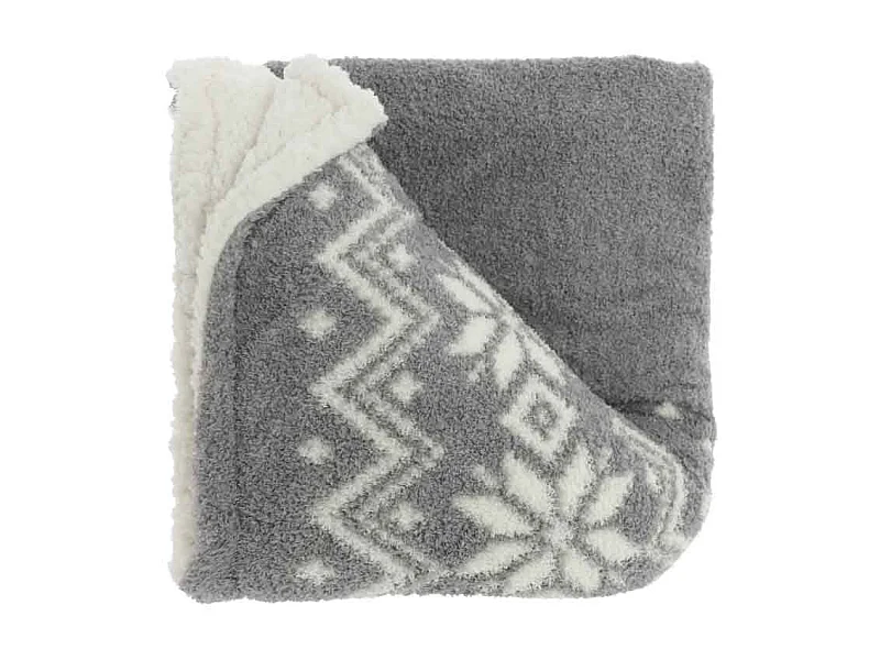 Plaid Kris Gris Foncé - 130x160cm