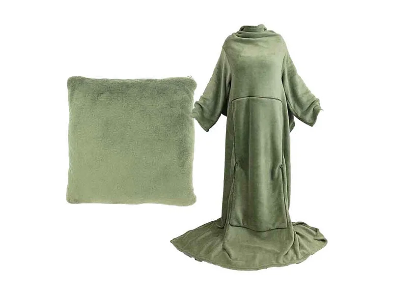 Plaid Snuggle Vert Hiver - 150x200cm