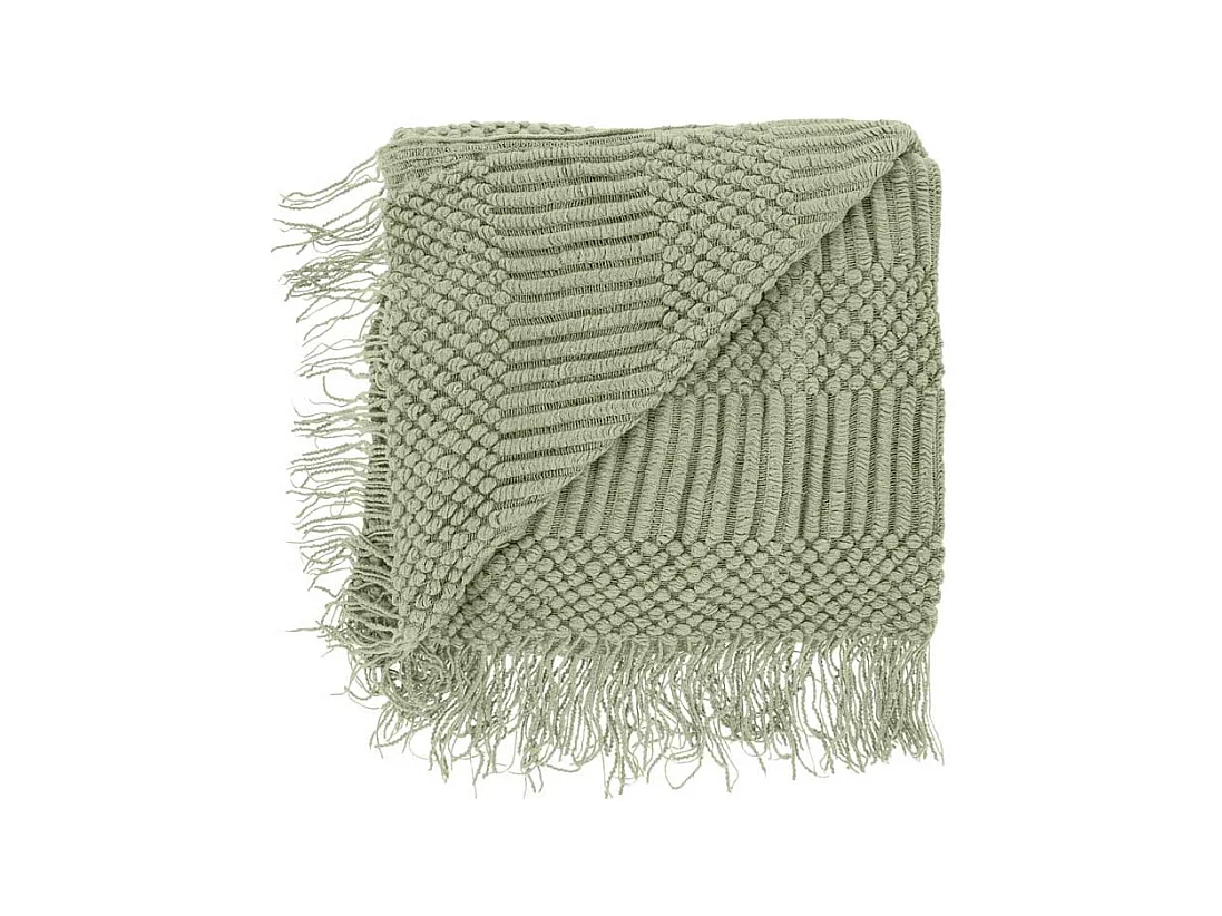 Plaid Palma Thé Vert - 130x160cm