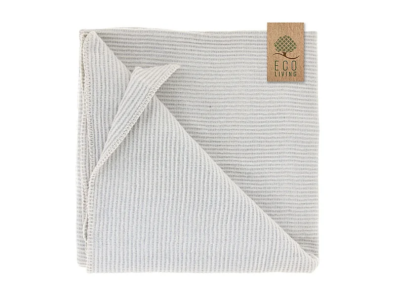 Plaid Sally ECO - 150x200cm - Blanc Tourterelle