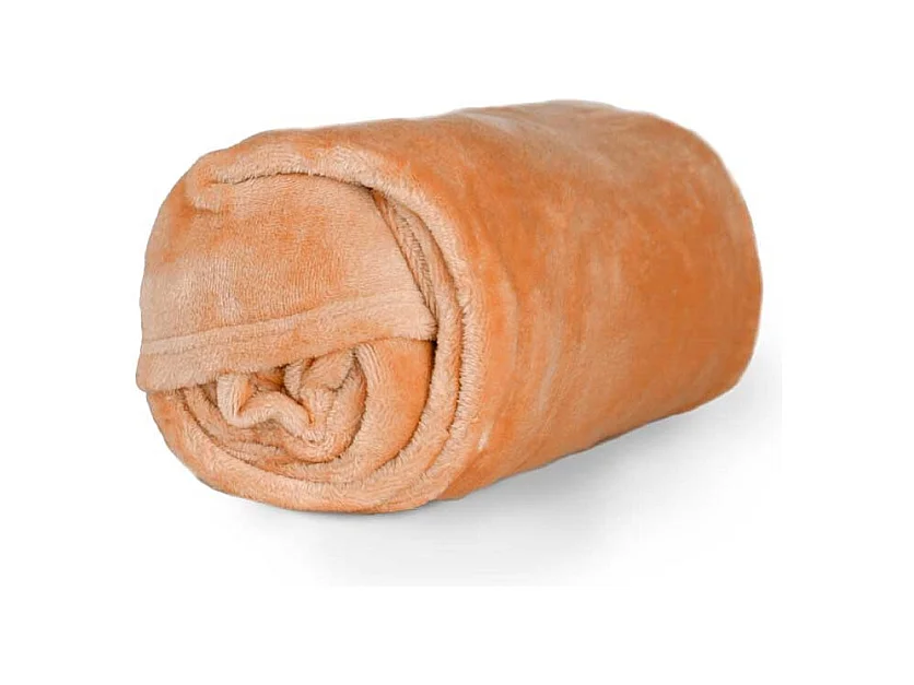 Plaid Enzo Abricot -130x180cm