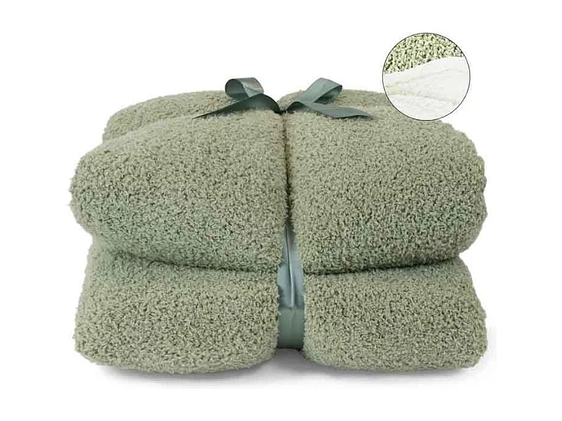 Plaid Douwe Thé Vert -150x200cm