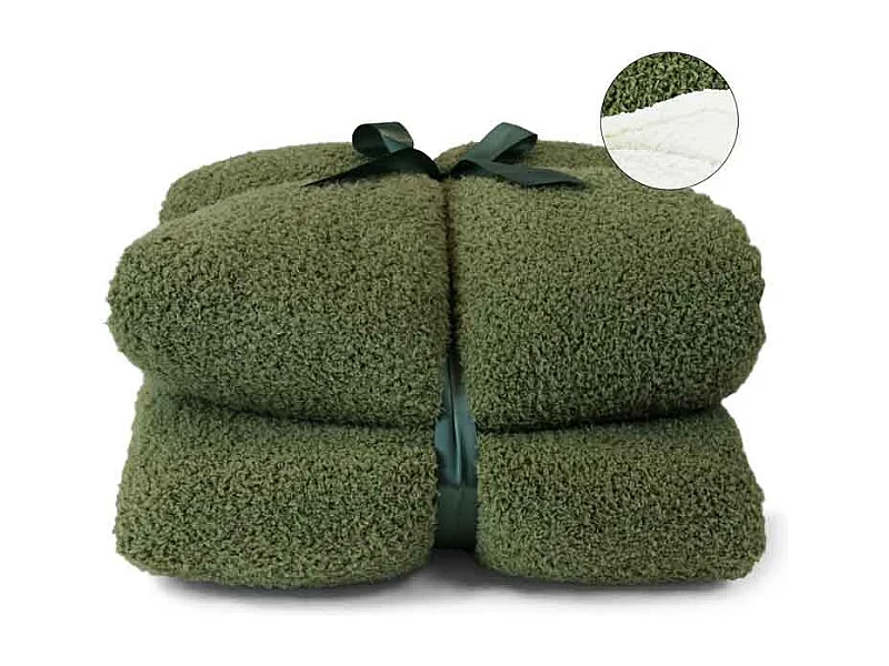 Plaid Douwe Wintergrün -150x200cm