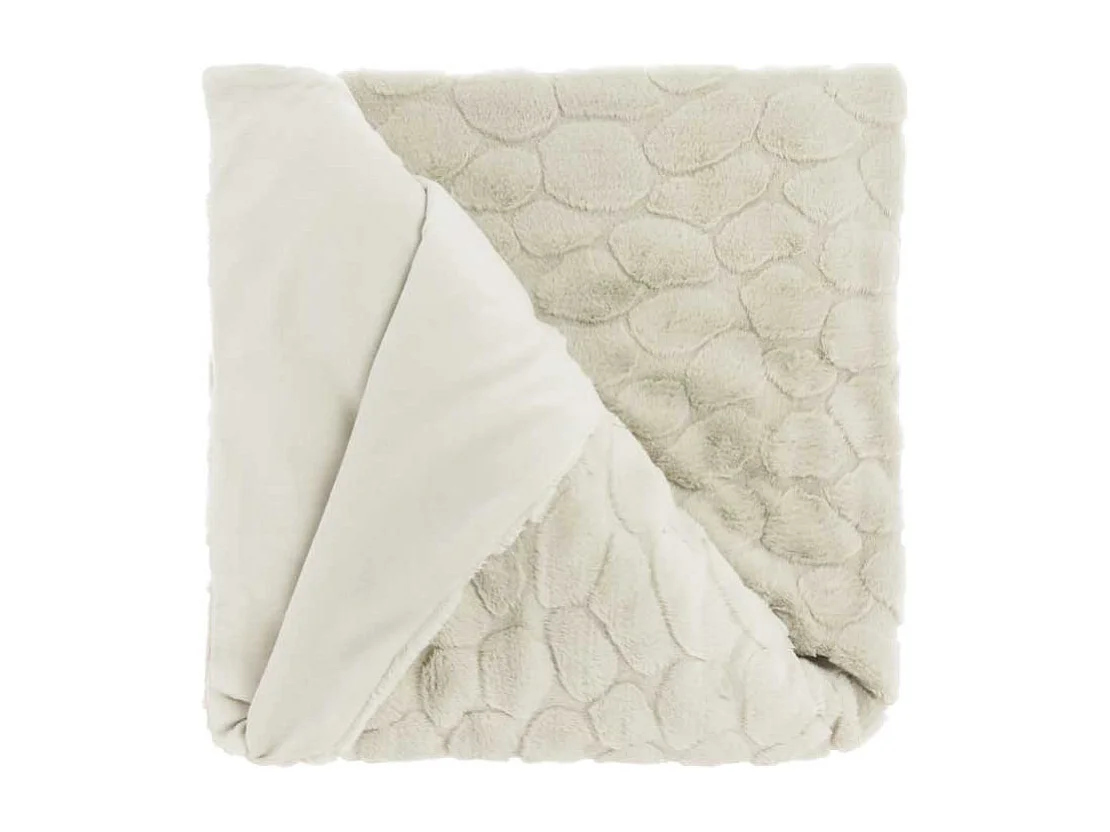 Plaid Daaf Colombe Blanc -150x200cm