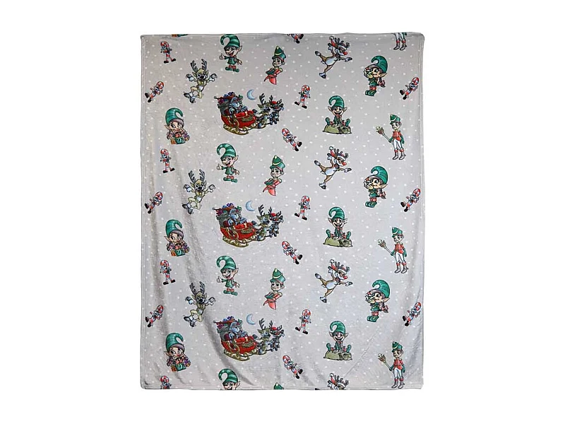 Plaid Natale 150x200cm Dessin 1