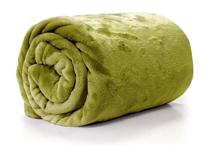 Plaid Enzo 130x180cm Vert Mousse