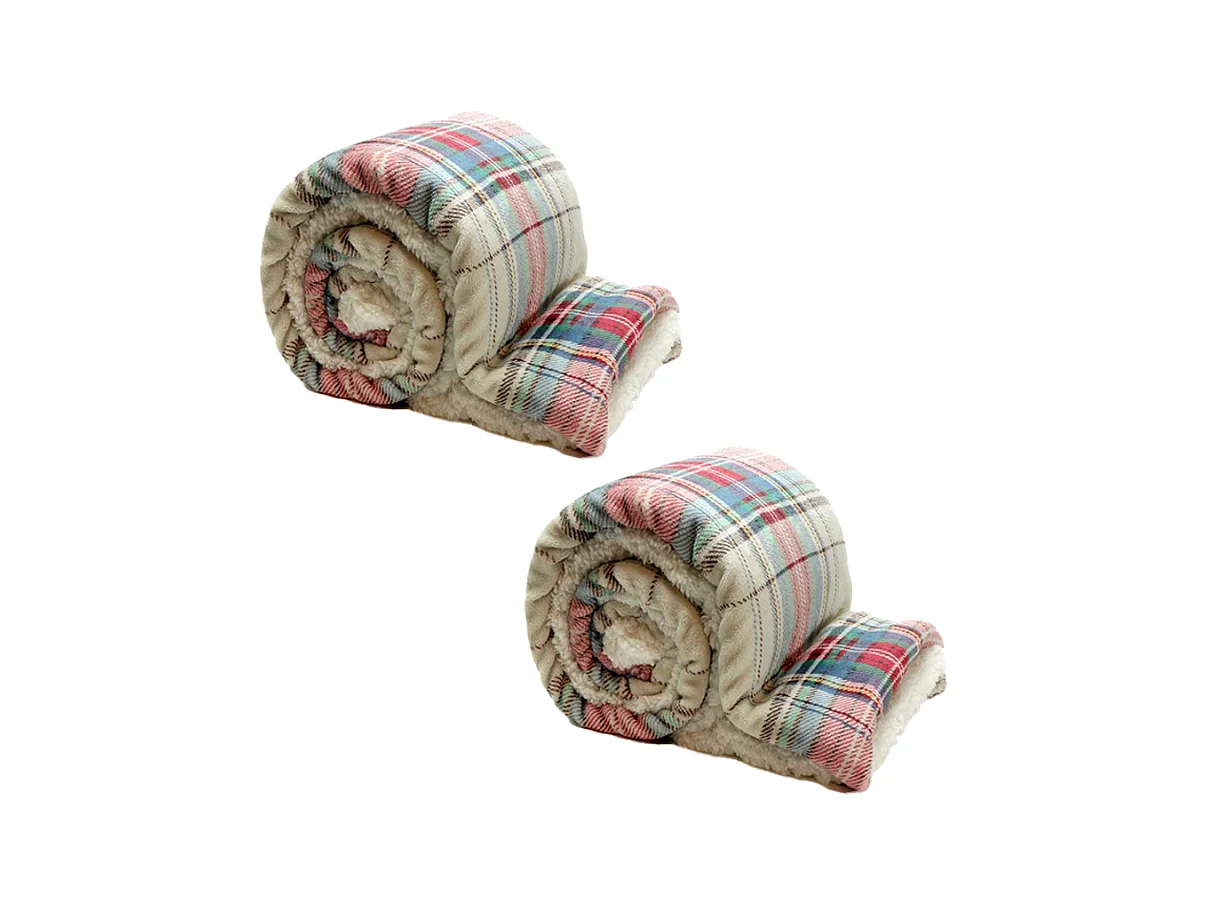 Lot de 2 Larsson Sable - 150x200 cm