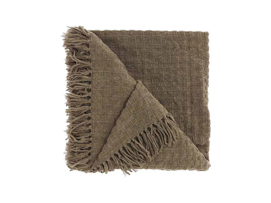 Plaid Verlin Taupe -130x180cm