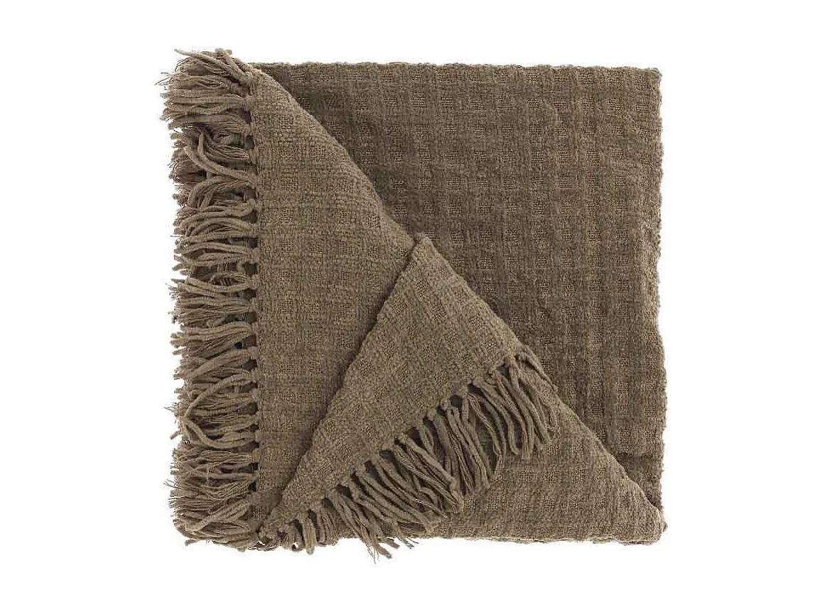 Plaid Verlin Taupe -130x180cm