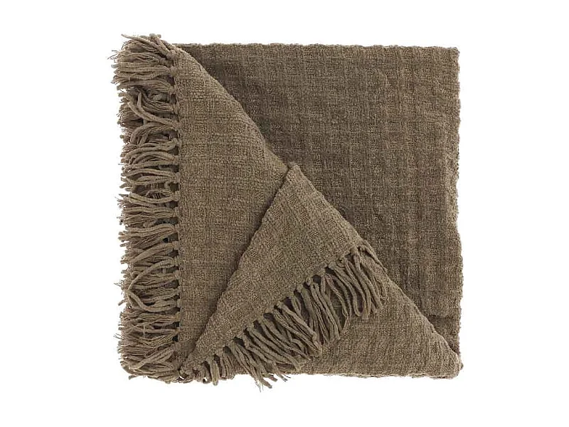 Plaid Verlin Taupe -130x180cm