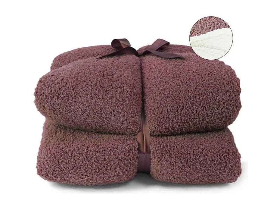 Plaid Douwe Marsala -150x200cm