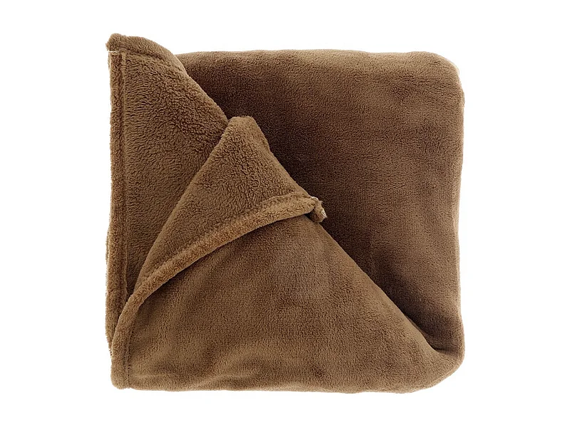 Plaid Claudi 130x160cm Noix de Coco