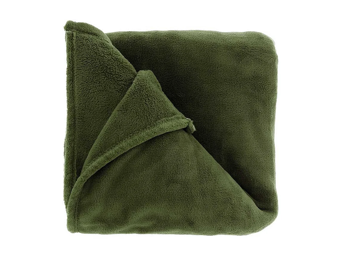 Plaid Claudi - 130x160cm - Vert Hiver