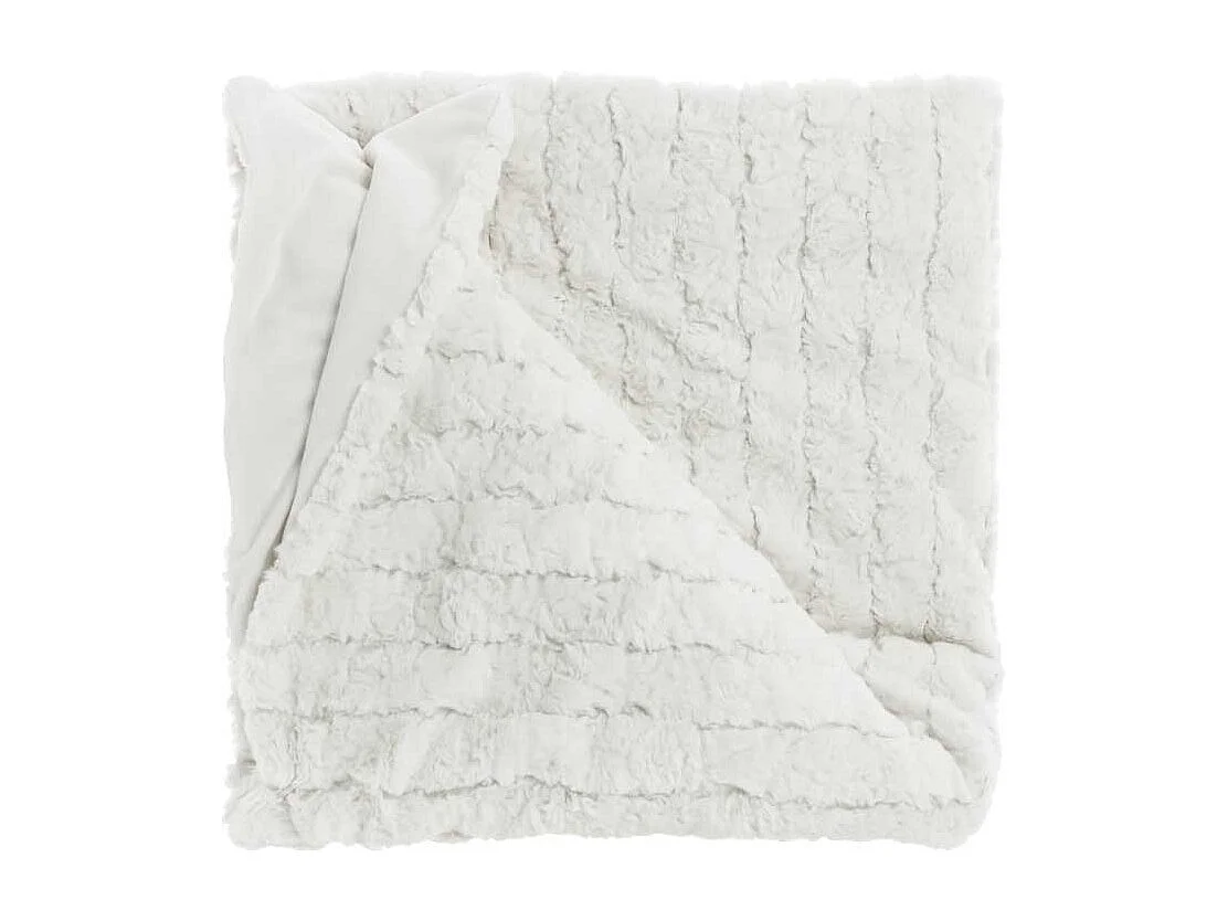 Plaid Veerle Colombe Blanc -150x200cm