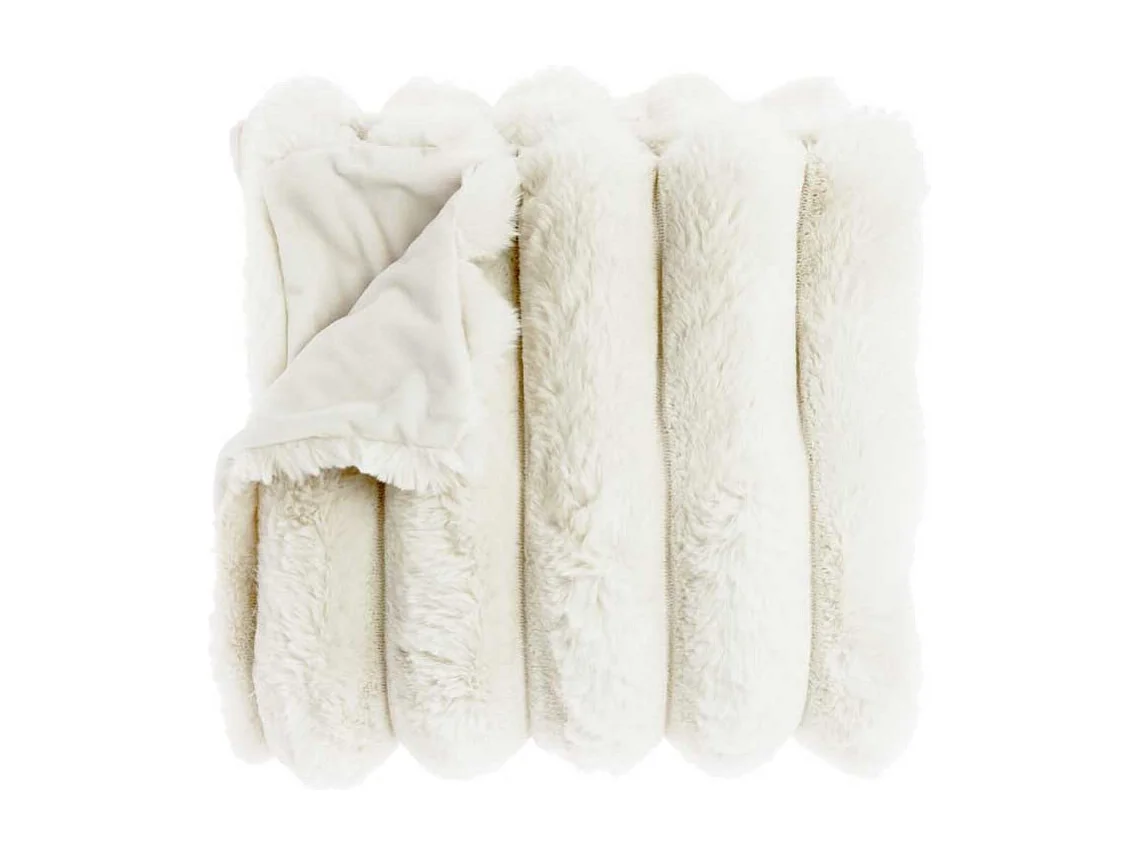 Plaid Liebe Colombe Blanc -150x200cm