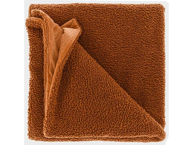 Plaid Romie - 150x200cm - Leder Braun