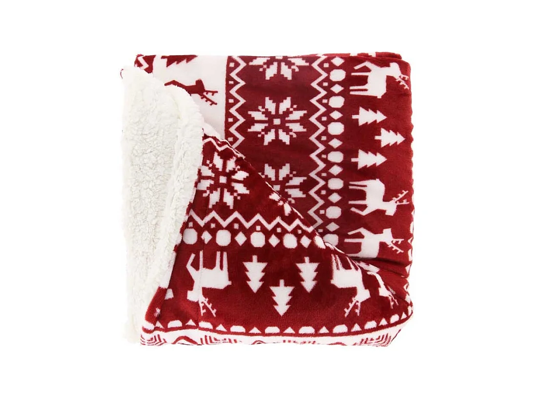 Plaid Yael - 150x200cm - Rouge