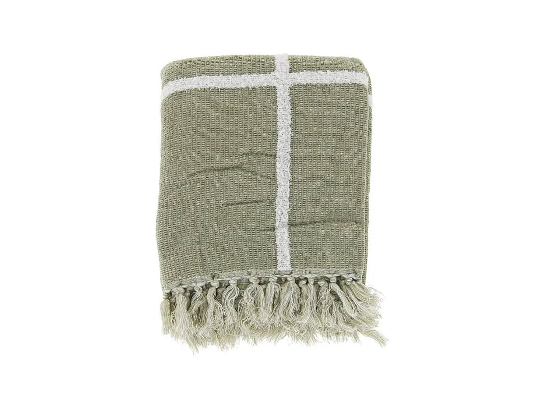 Plaid Ryan Thé Vert -135x180cm