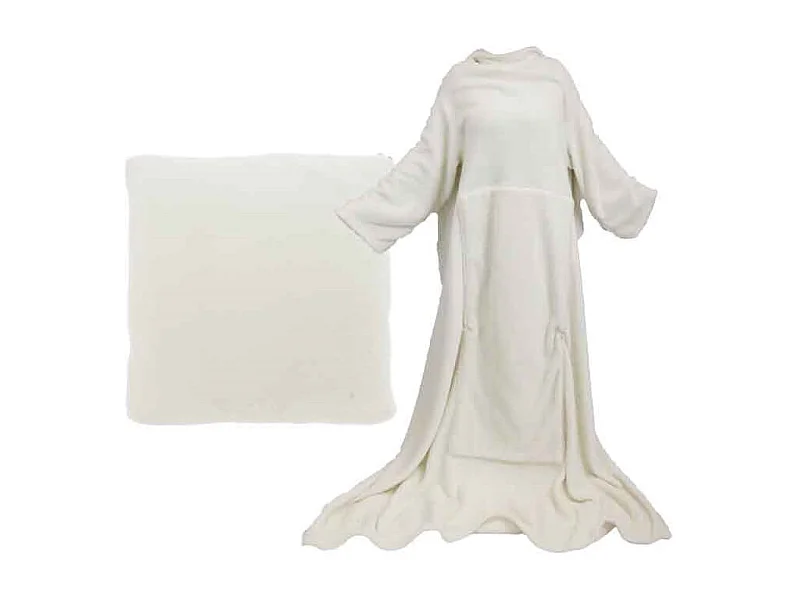 Plaid Snuggle Blanc Colombe - 150x200cm