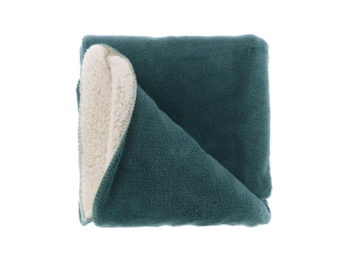 Plaid Tommie 130x180cm Bleu Minéral