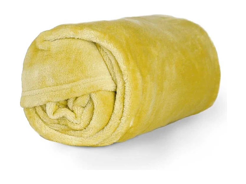 Plaid Enzo Jaune Citron -130x180cm