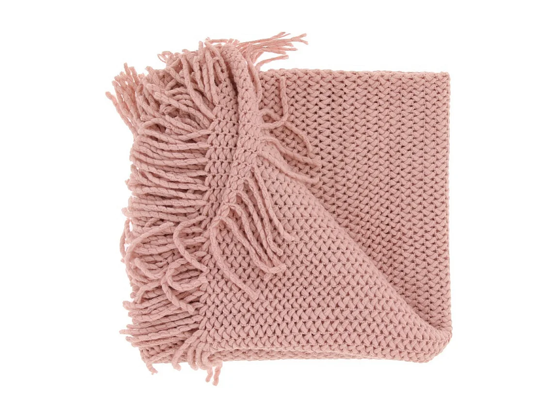 Plaid Kos - 127x152cm - Vieux Rose