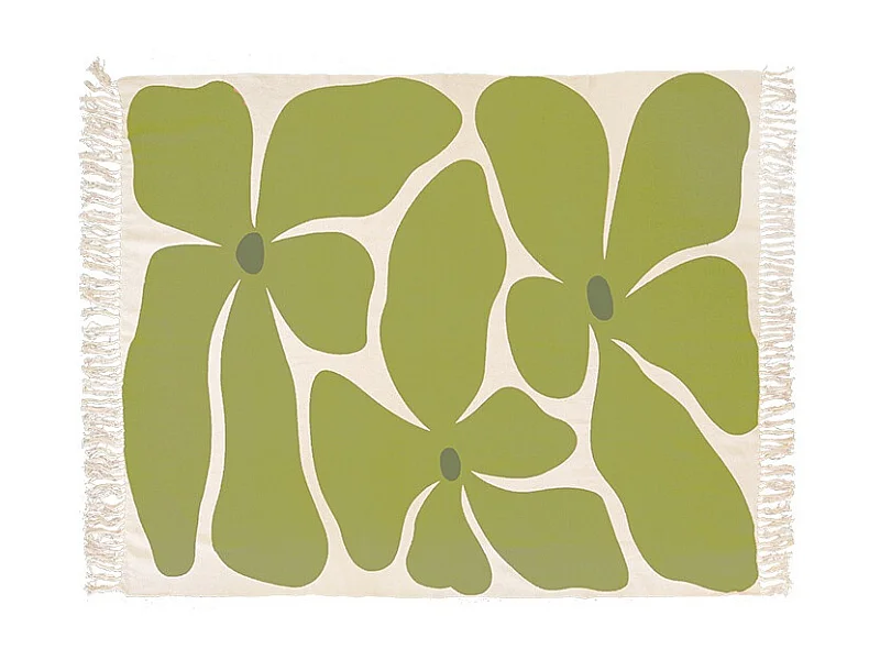 Plaid Melia Vert Mousse -125x150cm