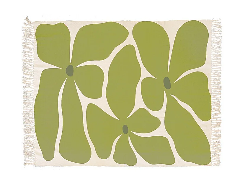 Plaid Melia Vert Mousse -125x150cm