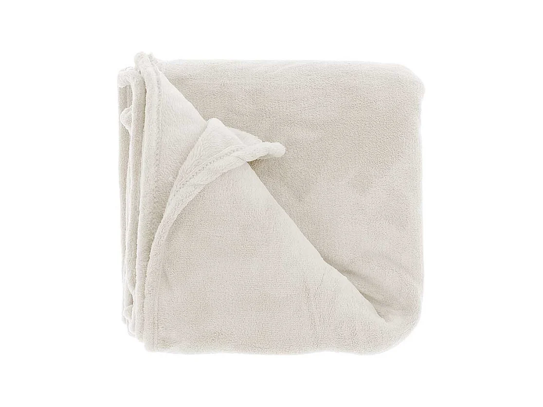 Plaid Claudi - 130x160cm - Blanc Tourterelle