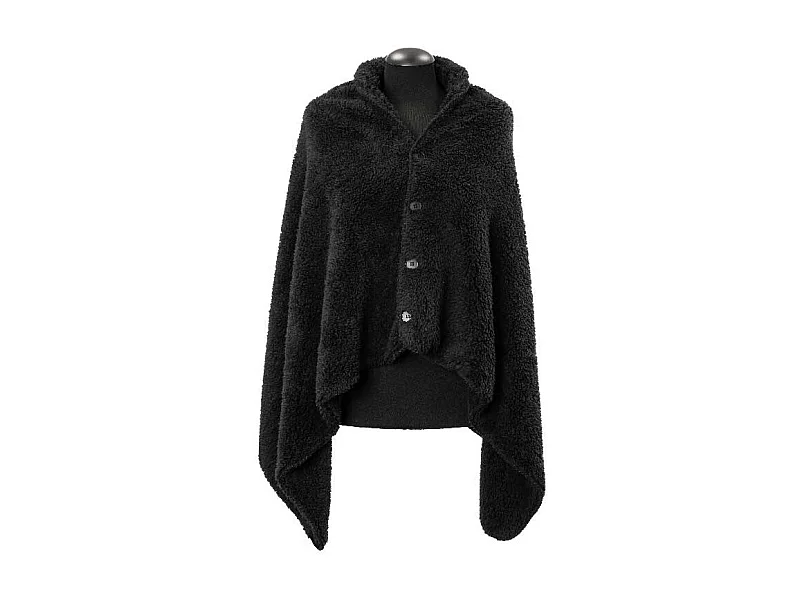 Plaid Nox - 75x150cm - Schwarz