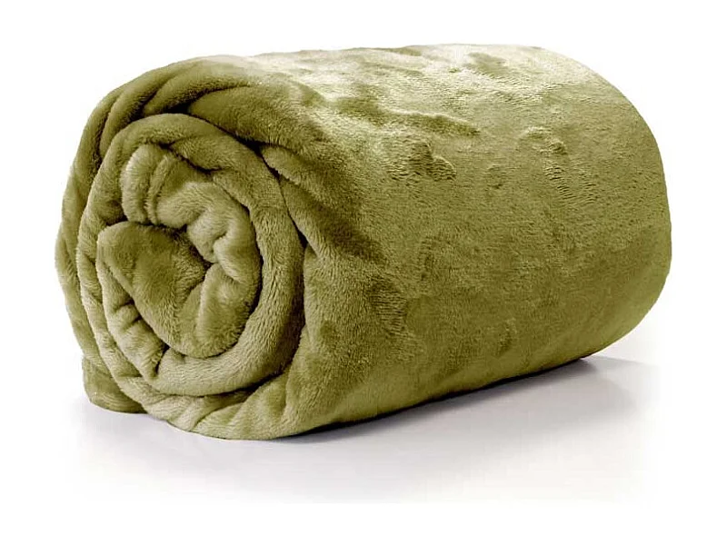 Plaid Enzo 130x180cm Vert Olive