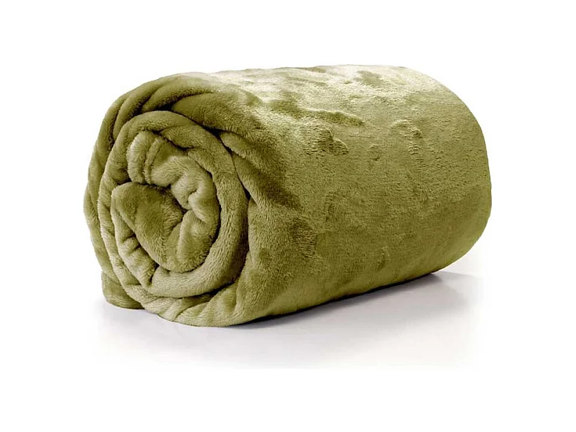 Plaid Enzo 130x180cm Vert Olive