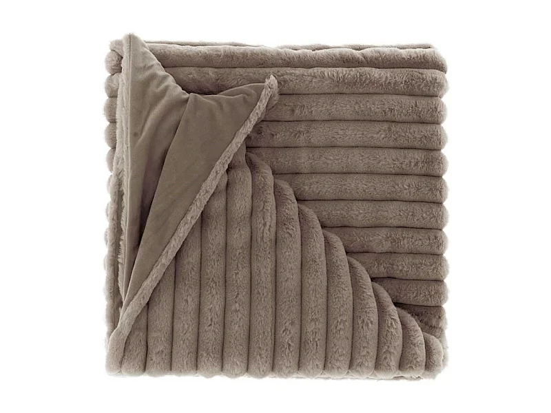 Plaid Peppe Taupe -150x200cm