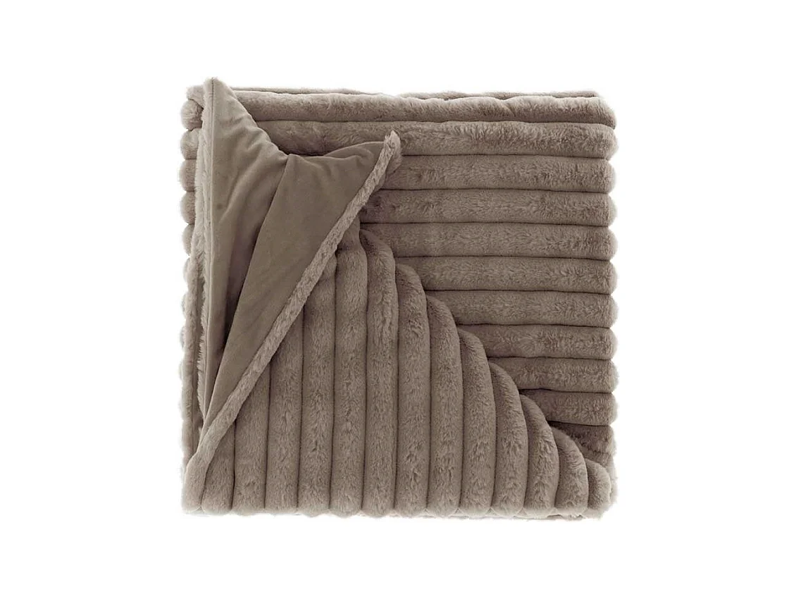 Plaid Peppe Taupe -150x200cm