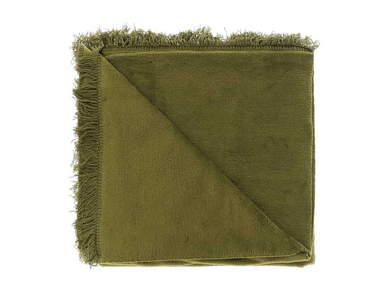 Plaid Nomi 150x200cm Vert Olive