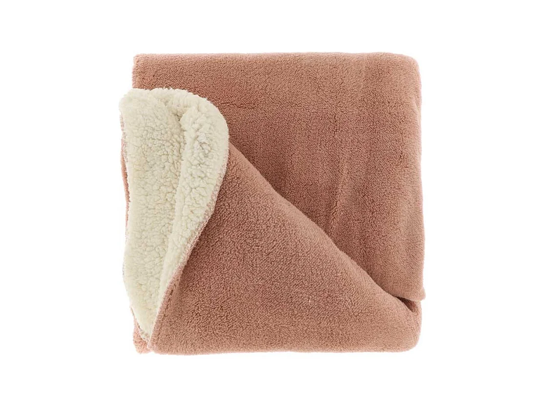 Plaid Tommie 130x180cm Vieux Rose