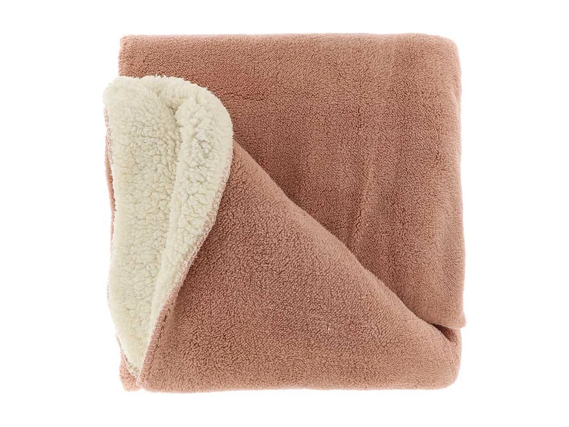 Plaid Tommie 130x180cm Vieux Rose