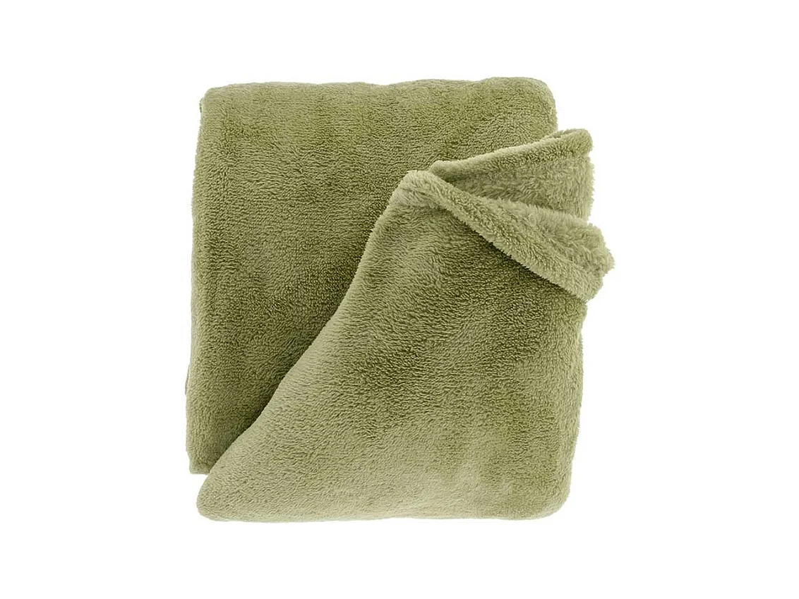 Plaid Justin - 150x200cm - Vert Thé