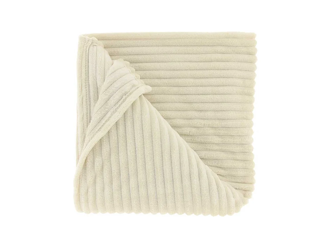 Plaid Dez - 150x200cm - Blanc Colombe