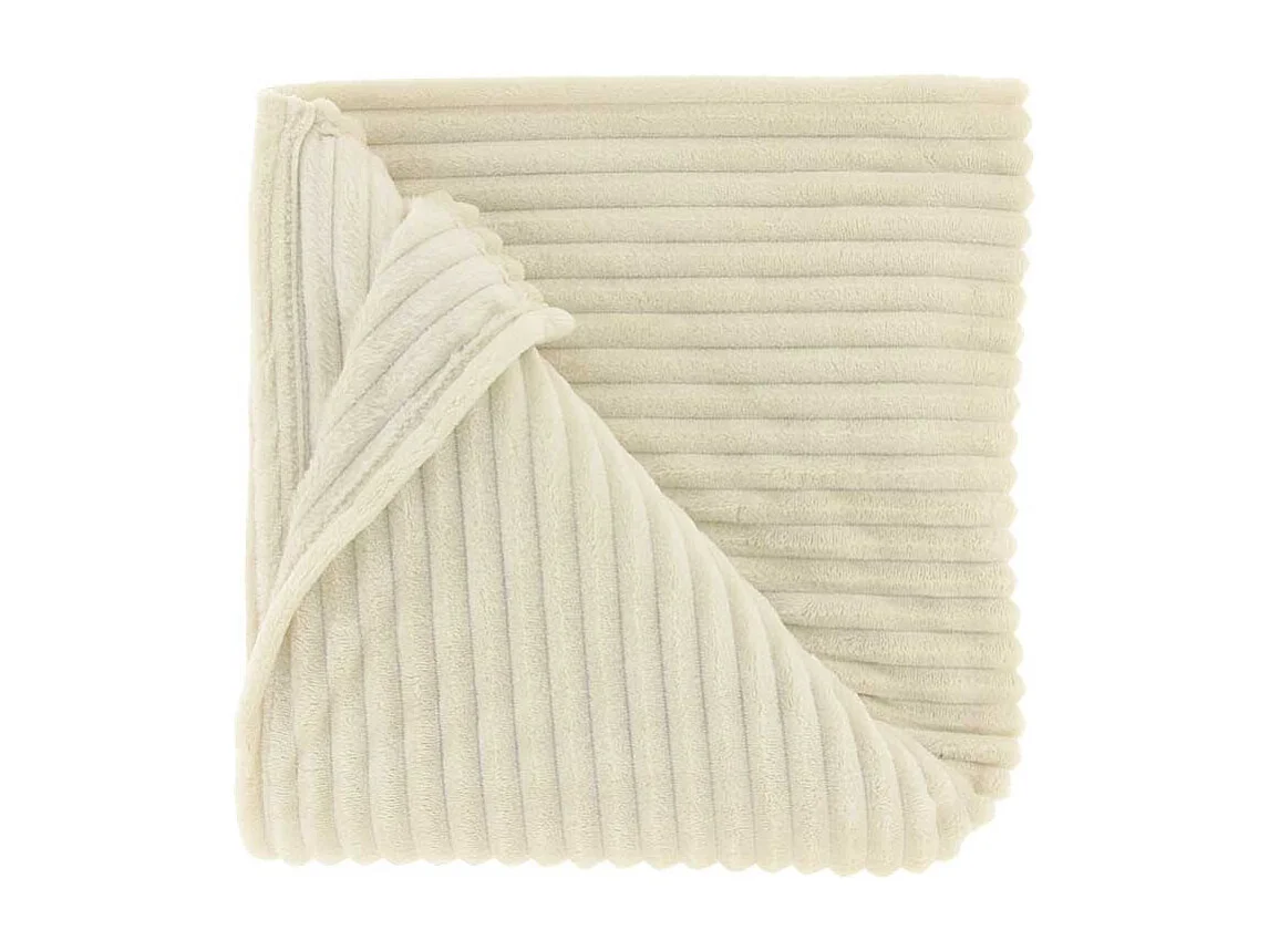 Plaid Dez - 150x200cm - Blanc Colombe