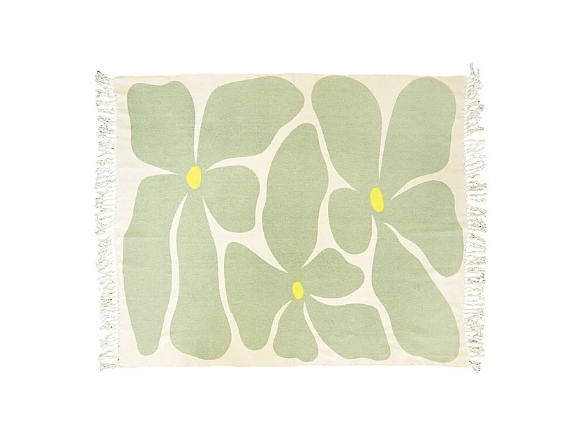 Plaid Melia Vert Thé -125x150cm