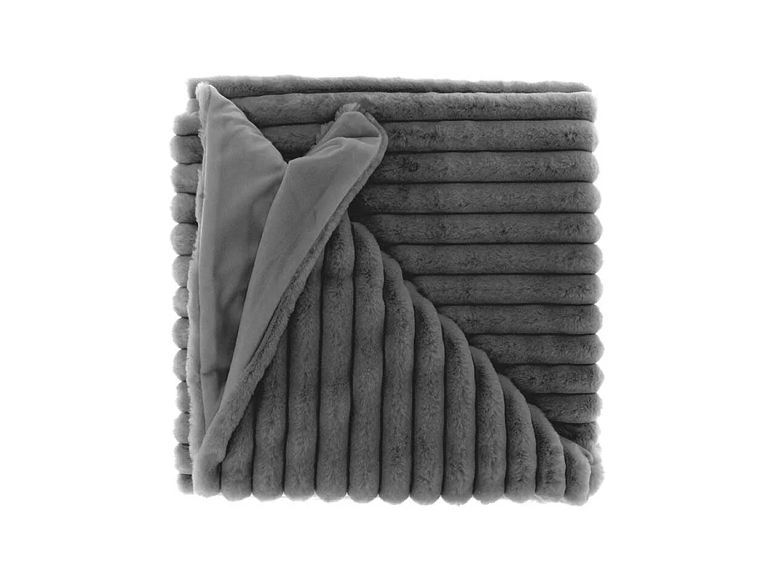 Plaid Peppe Gris Foncé -150x200cm