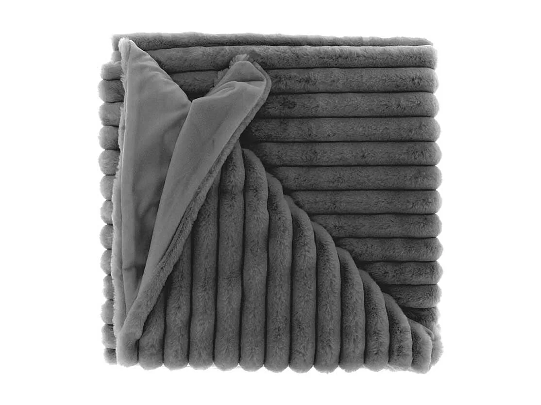 Plaid Peppe Gris Foncé -150x200cm