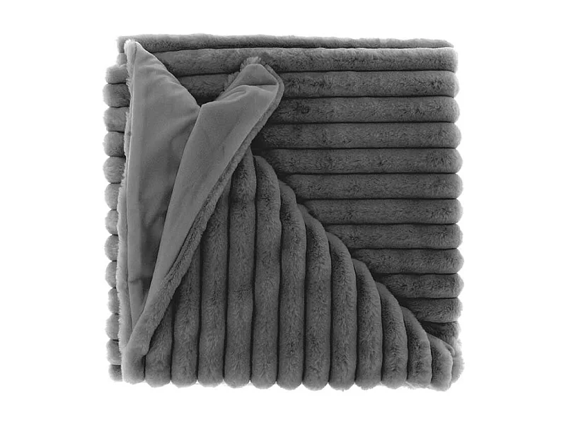 Plaid Peppe Gris Foncé -150x200cm