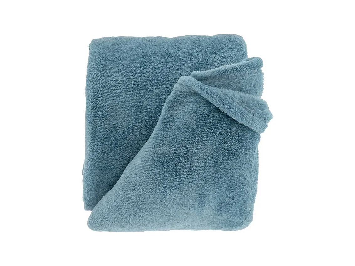 Plaid Justin Jeans Bleu - 150x200cm